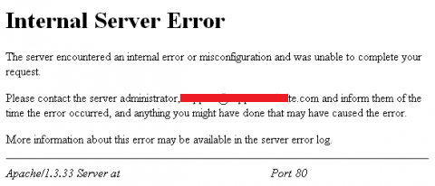 Fixing The 500 Internal Server Error In WordPress