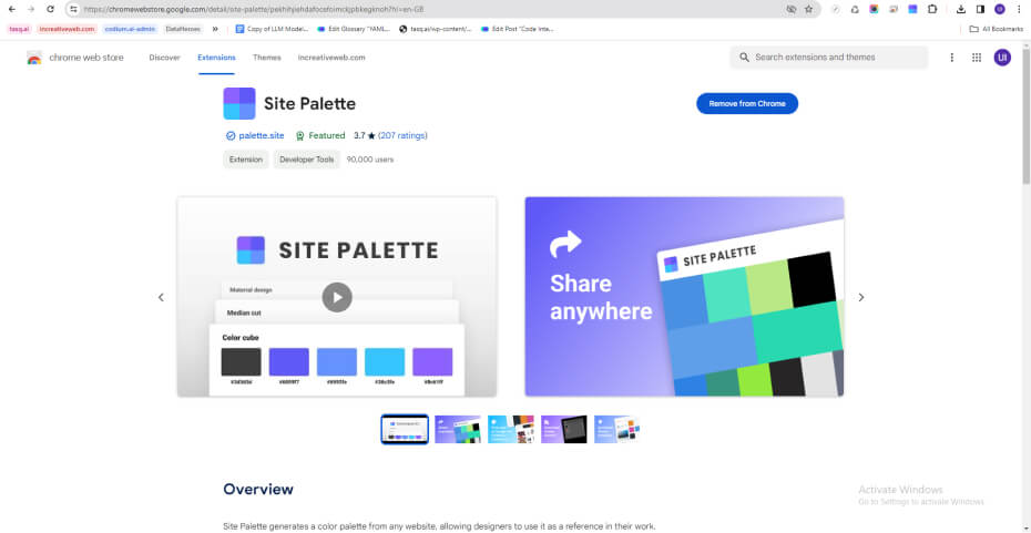 Site Palette