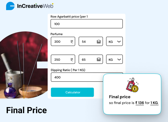 incense stick final price